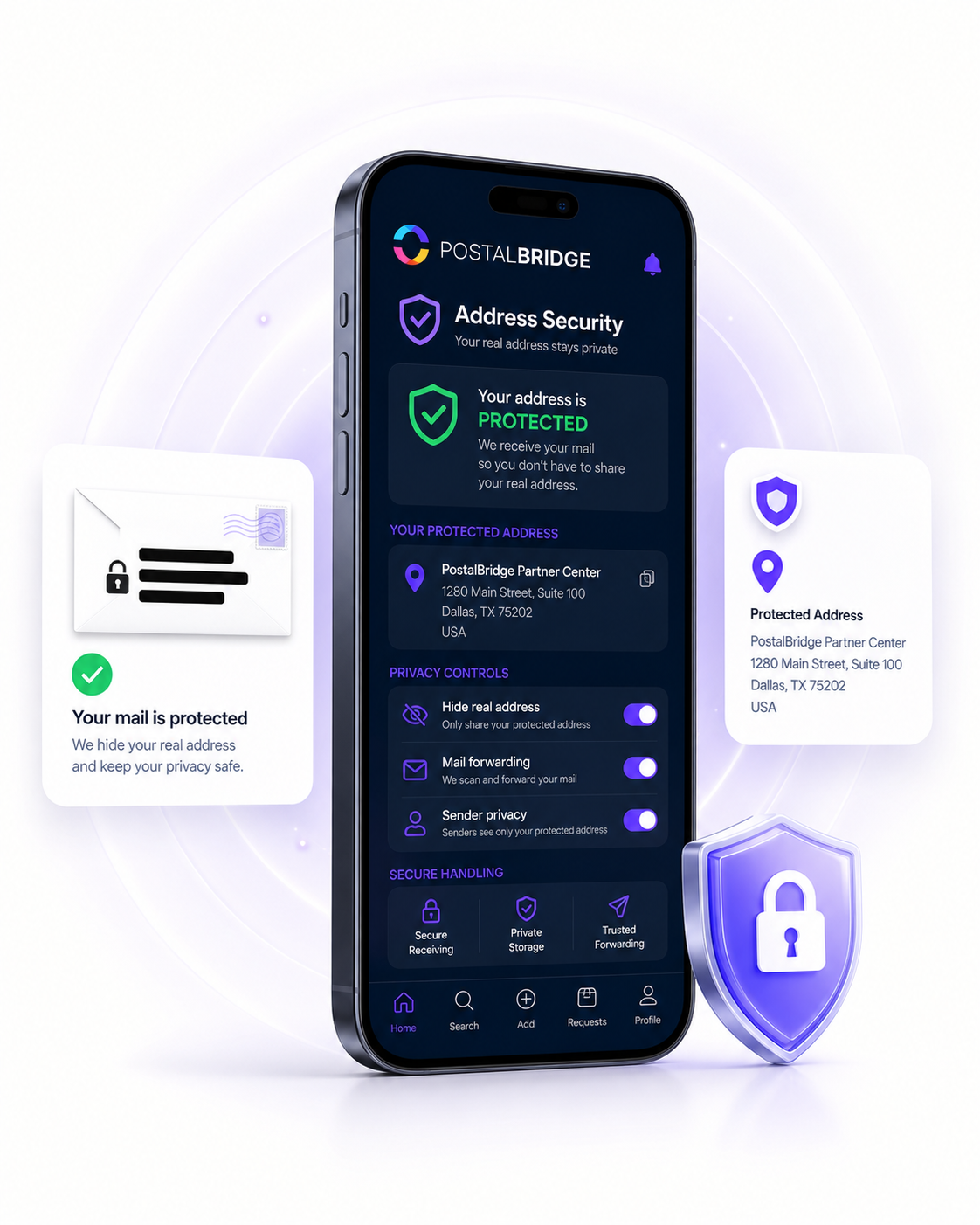 SealLoop address security and private mailing address preview