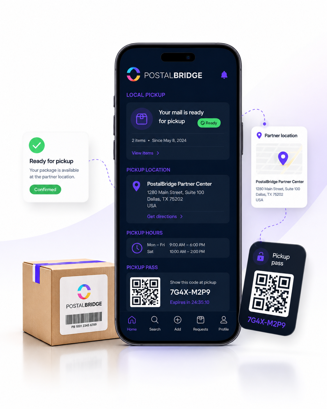 SealLoop local pickup and partner location preview